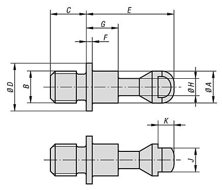 Clamping screws (high force)