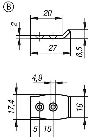 Contre-crochet Forme B