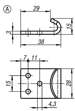 Catch plate, Form A