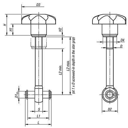 Swing screws