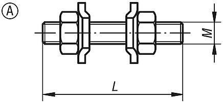 Rigid Clamping Spindles, Form A