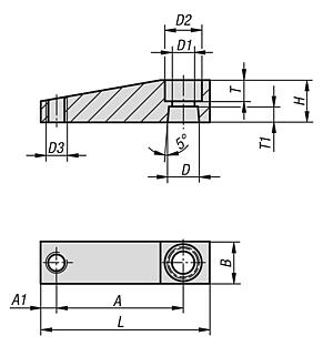 Clamping armfor swing clamp