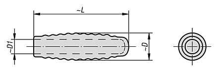 Plastic grips round