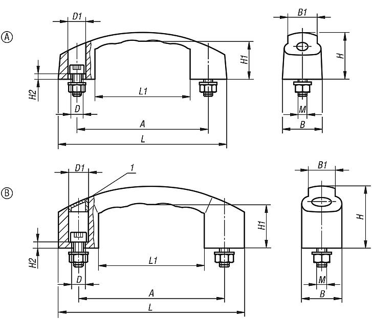 Pull handles