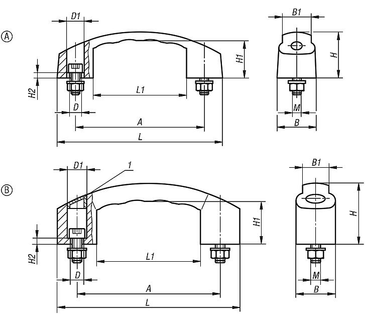 Pull handles