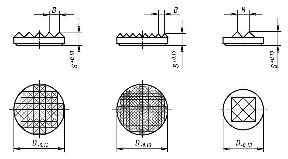 Inserti in metallo duro tondi