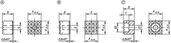 Inserti quadrati