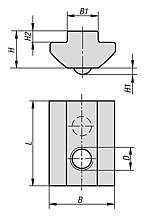 Slot keys heavy duty Type I