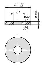 Spacing washers