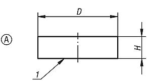 Magneti (magneti piatti) in SmCo forma A