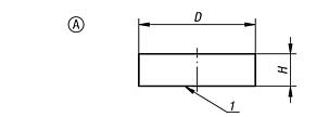 Magneti (magneti piatti) in NdFeB forma A