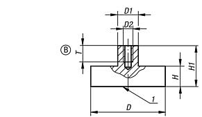 Magnete (magneti piatti) in NdFeB forma B