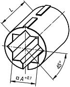 Reducing bushes for square tubes