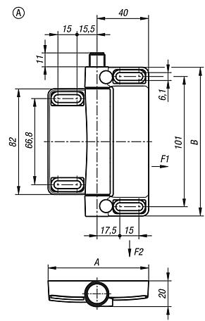 Security hinge switch, Form A