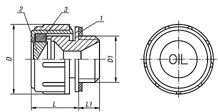 Vent screwswith splash guard