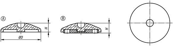 Supporti piani per piedini articolati antistatici