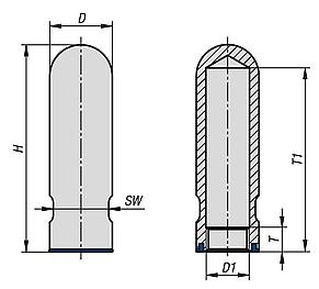 Coprifiletto in acciaio inox in Hygienic DESIGN