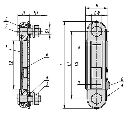 Oil level gauges with electronic oil level monitoring