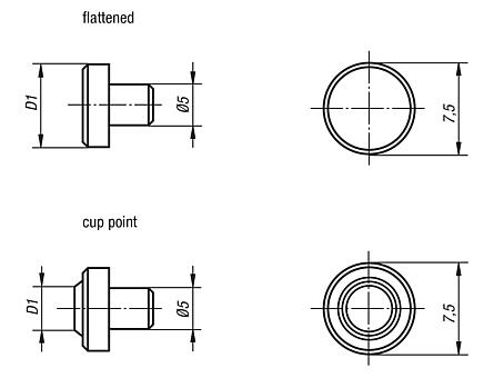 Jaw pins