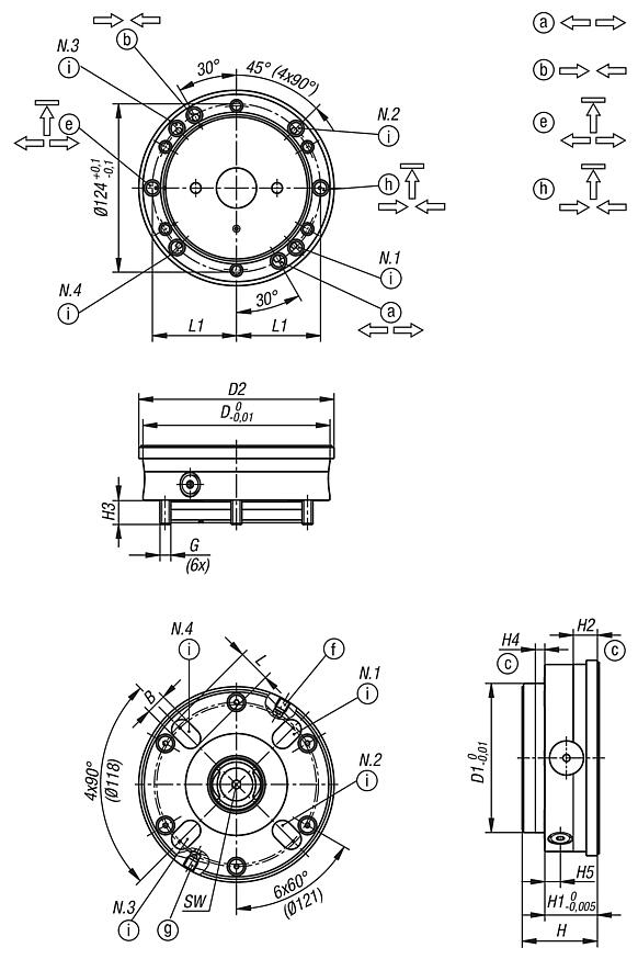 Modulo di serraggio UNILOCK 
ASM 138