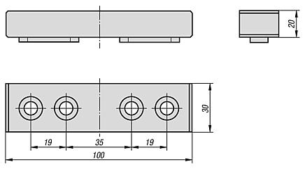 Jaw plates machinable