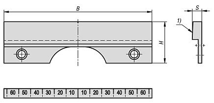 Jaw plates smooth carbide-coated