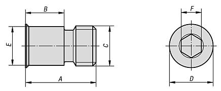 Bouchon de protection en aluminium