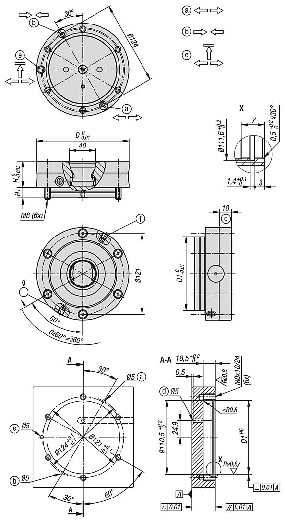 Зажимной модуль UNILOCK ESM 138-C