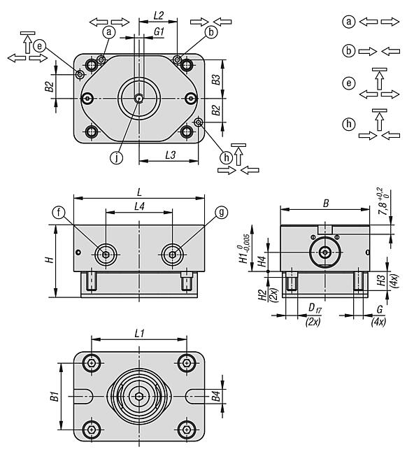 UNILOCK clamping module 
EGM 110-75