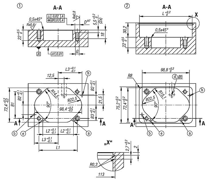 UNILOCK clamping module 
EGM 110-75