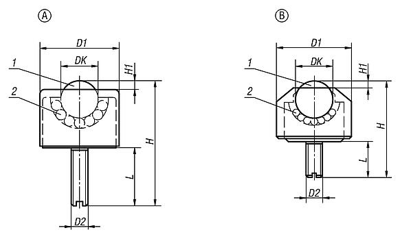 Sfere portanti mini