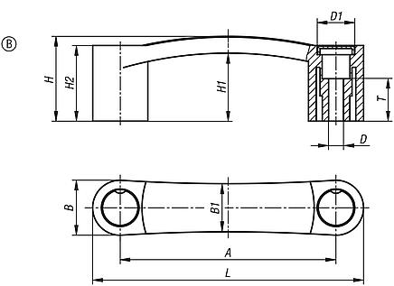 Pull handles, Form B