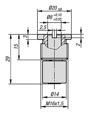 Ball lock bushes