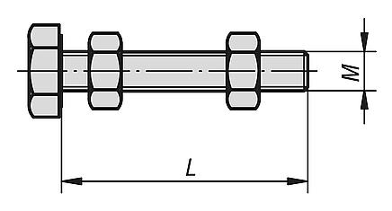 Clamping spindles rigid